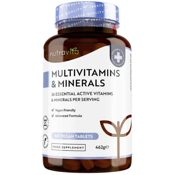 Nutravita Multivitamins & Minerals - Vegan Tablets